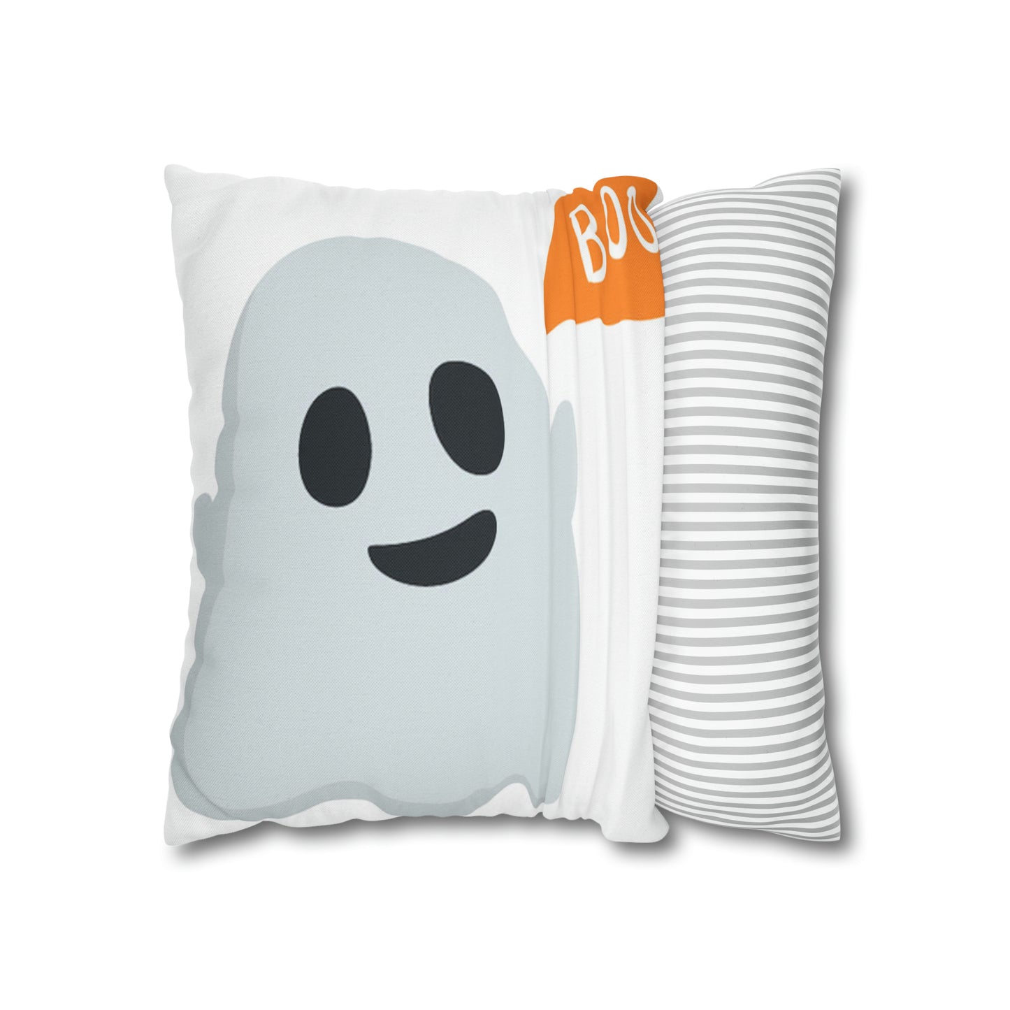 Ghost Polyester Square Pillow Case