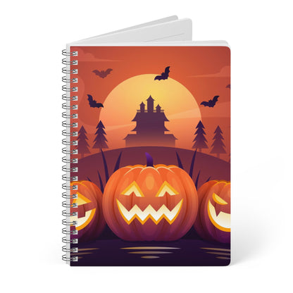 Pumpkin Wirobound Softcover Notebook, A5