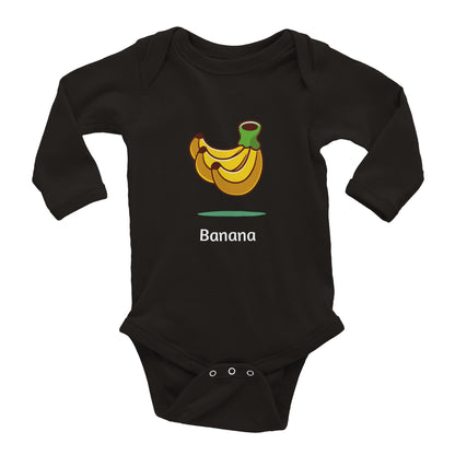 Classic Banana Baby Long Sleeve Bodysuit