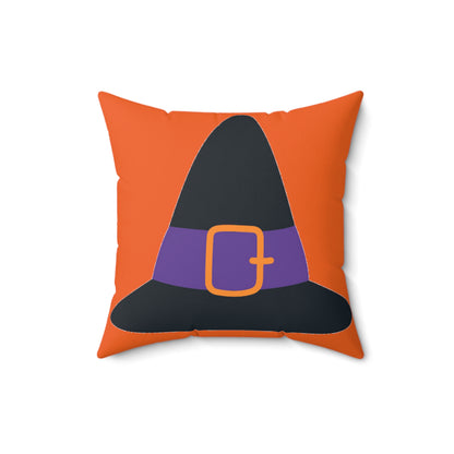 Spun Polyester Square Pillow, Hat