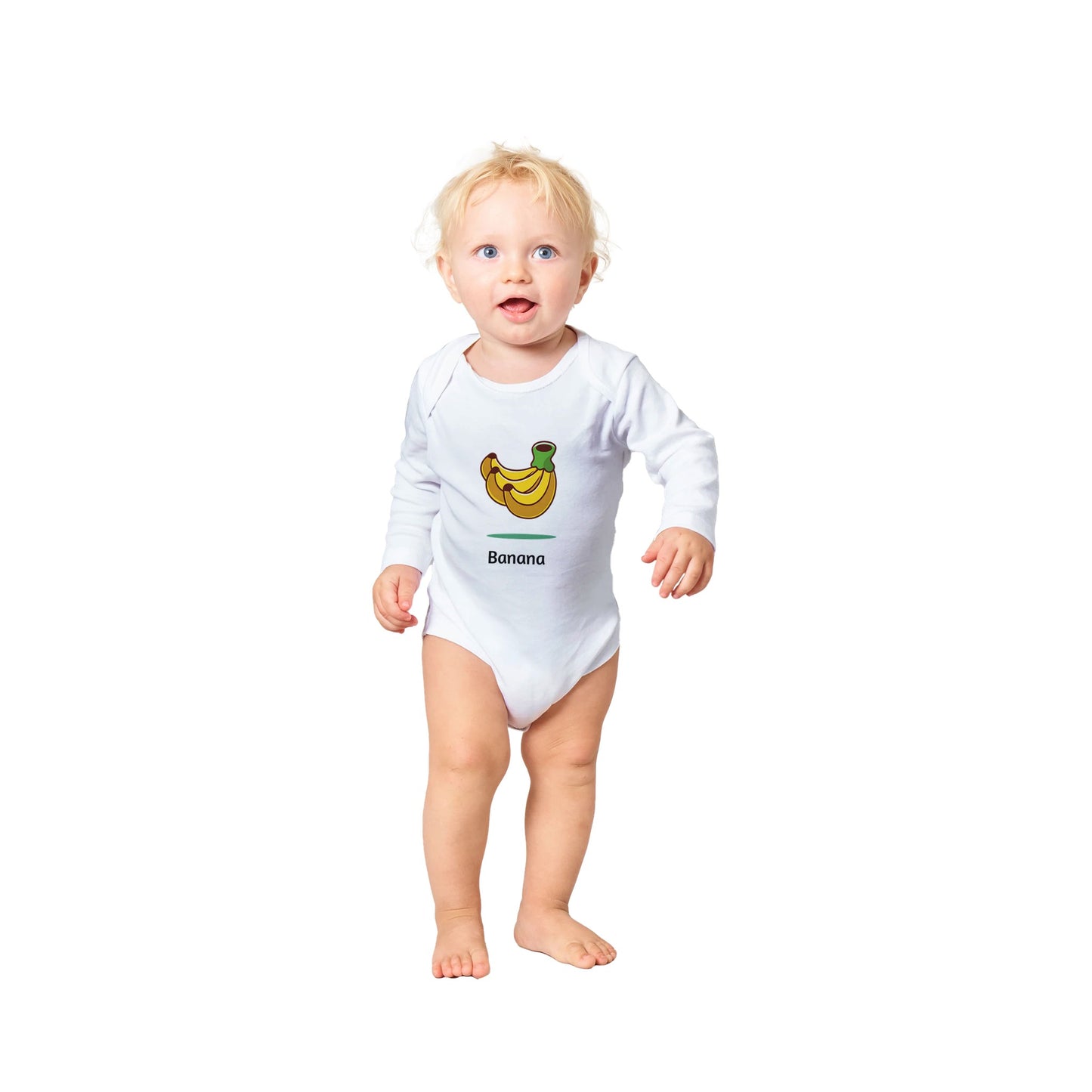 Classic Banana Baby Long Sleeve Bodysuit