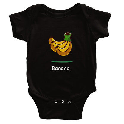 Classic Banana Baby Short Sleeve Bodysuit