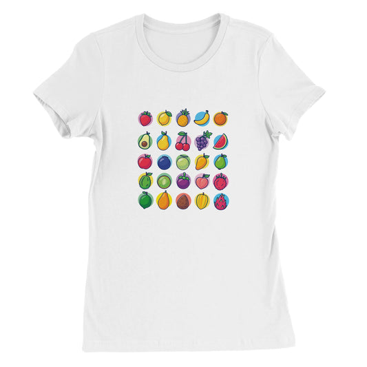 Premium Fruits Womens Crewneck T-shirt