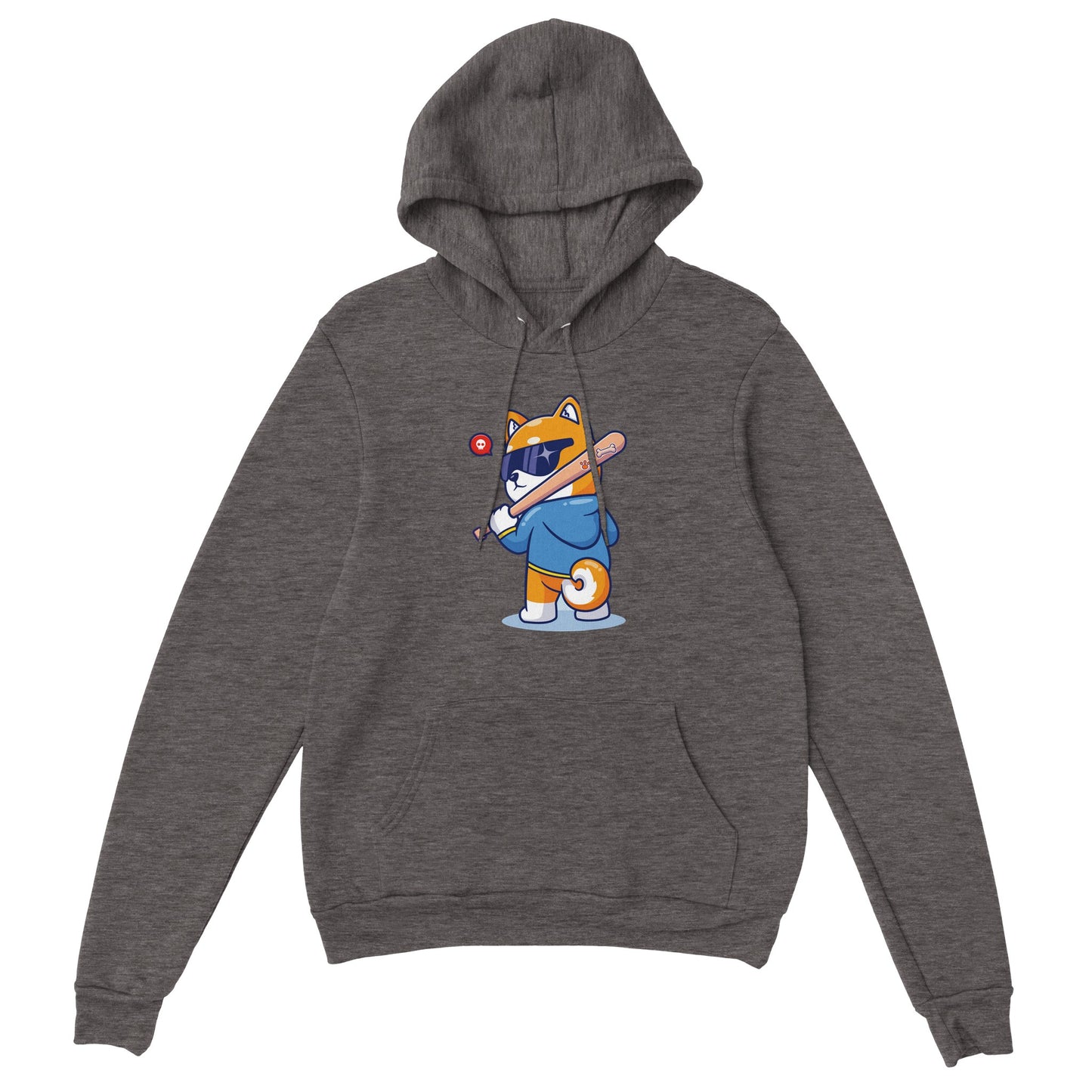 Premium Unisex Pullover Hoodie, Bad Shiba