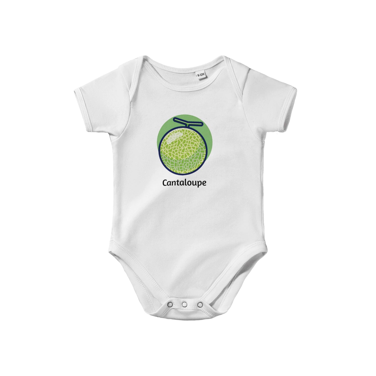 Classic Cantaloupe Baby Short Sleeve Bodysuit