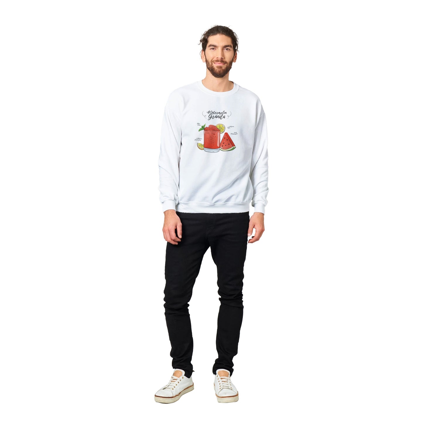 Watermelon Granita Classic Unisex Crewneck Sweatshirt