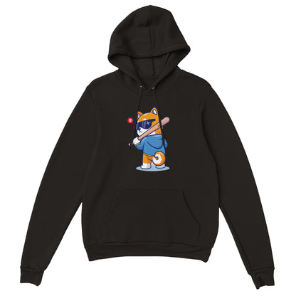 Premium Unisex Pullover Hoodie, Bad Shiba