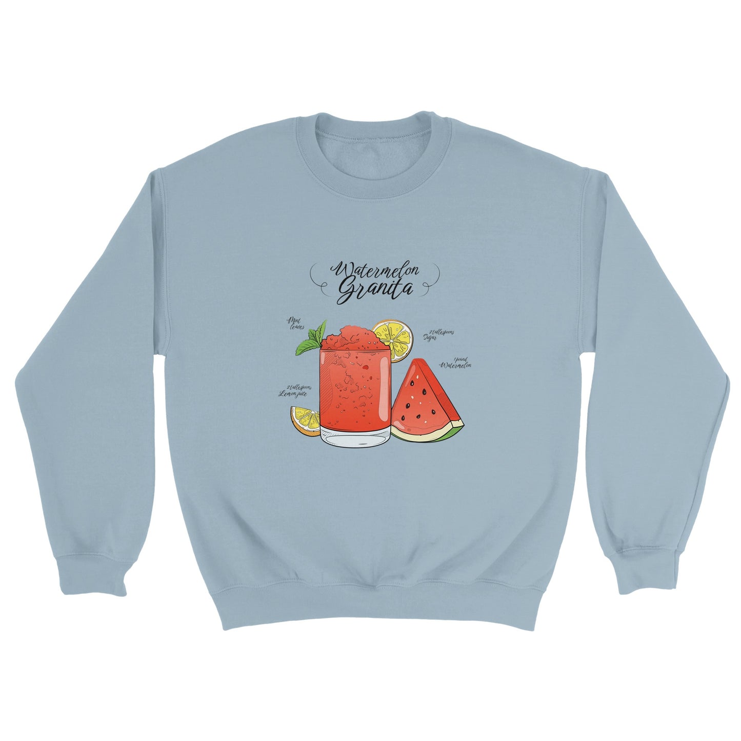 Watermelon Granita Classic Unisex Crewneck Sweatshirt