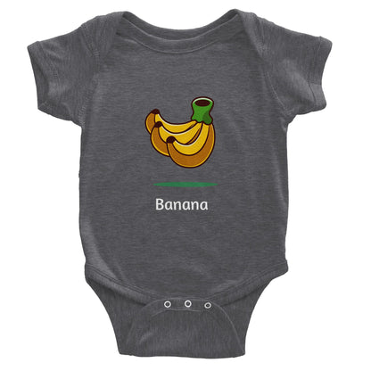 Classic Banana Baby Short Sleeve Bodysuit