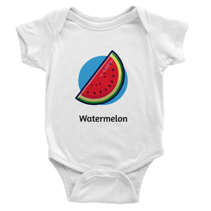 Classic Watermelon Baby Short Sleeve Bodysuit