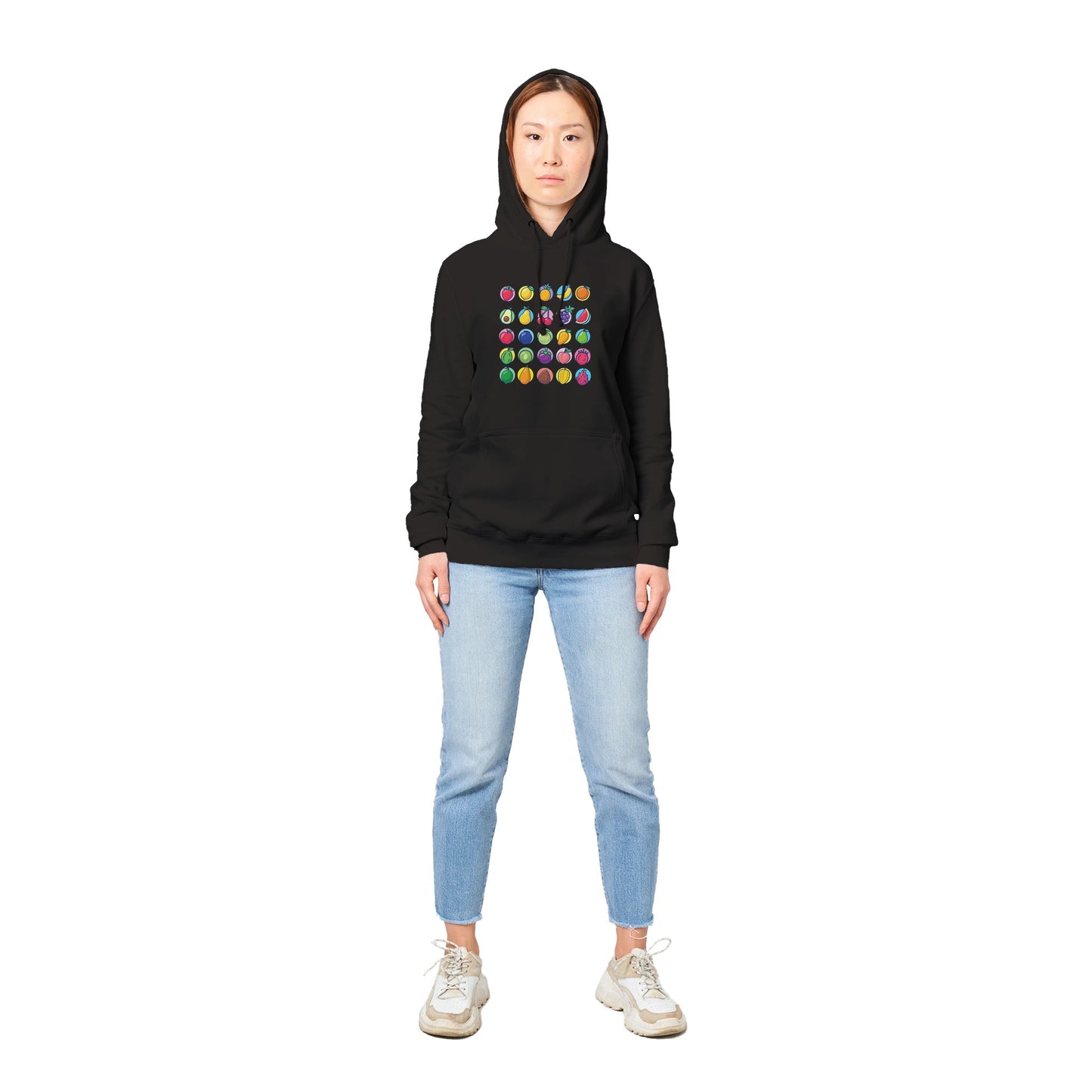 Premium Fruits Womens Pullover Hoodie