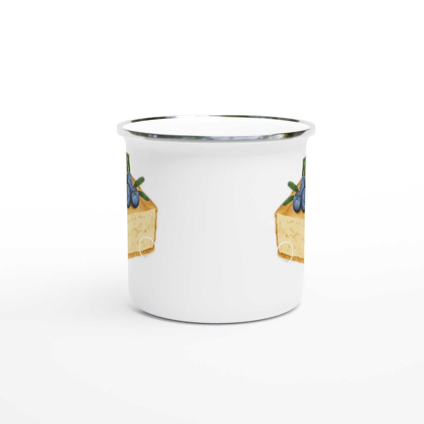 White 12oz Enamel Mug