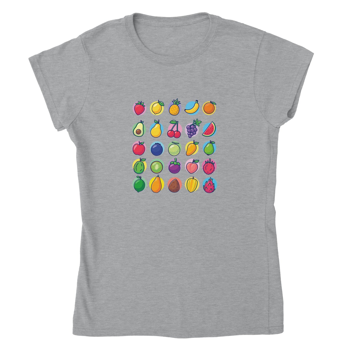 Classic Fruits Womens Crewneck T-shirt