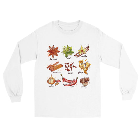 Tricou cu mânecă lungă unisex Spices Classic