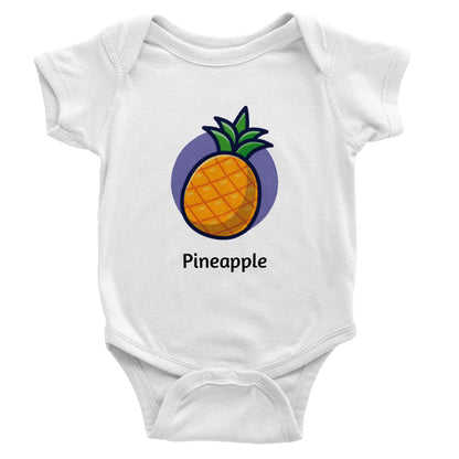 Classic Pineapple Baby Short Sleeve Bodysuit