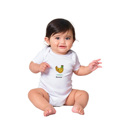 Classic Banana Baby Short Sleeve Bodysuit