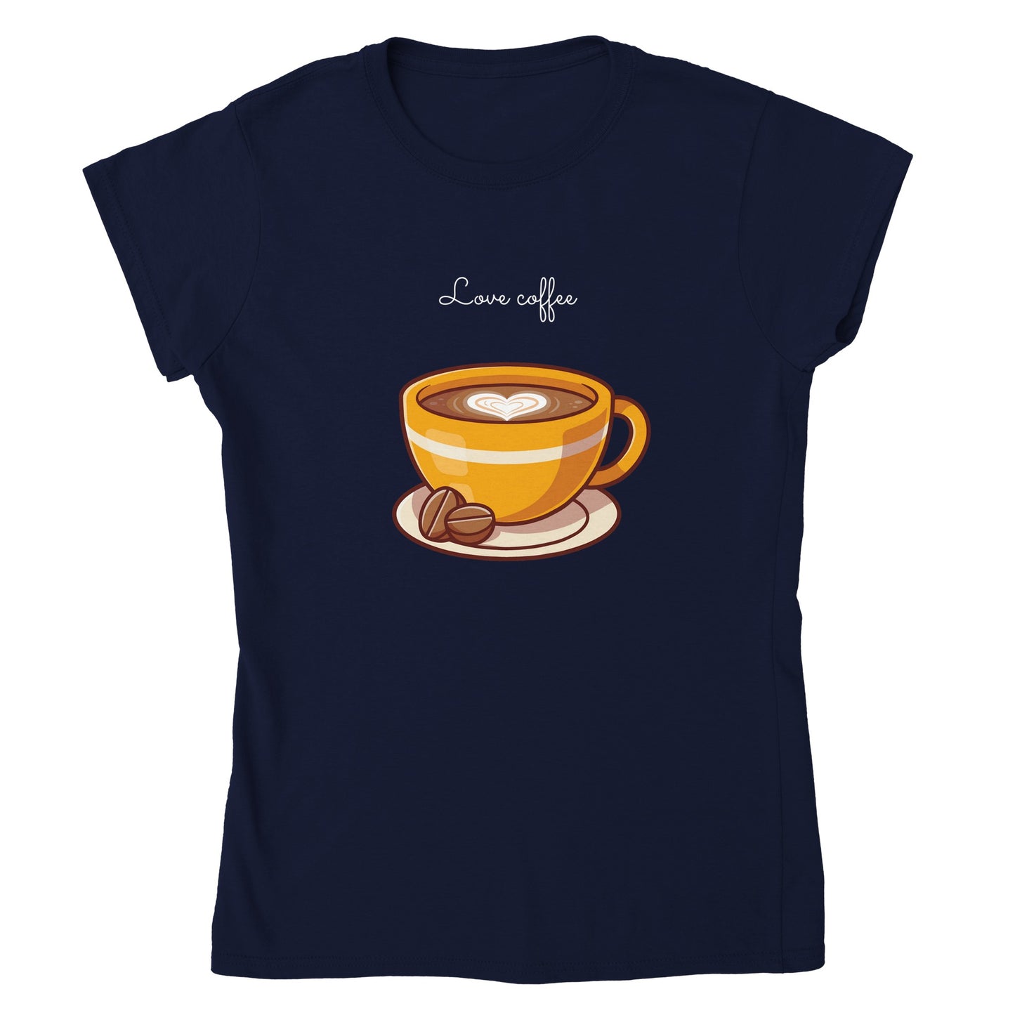 Classic Coffee Womens Crewneck T-shirt