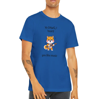 Tricou premium unisex cu gât, Shiba