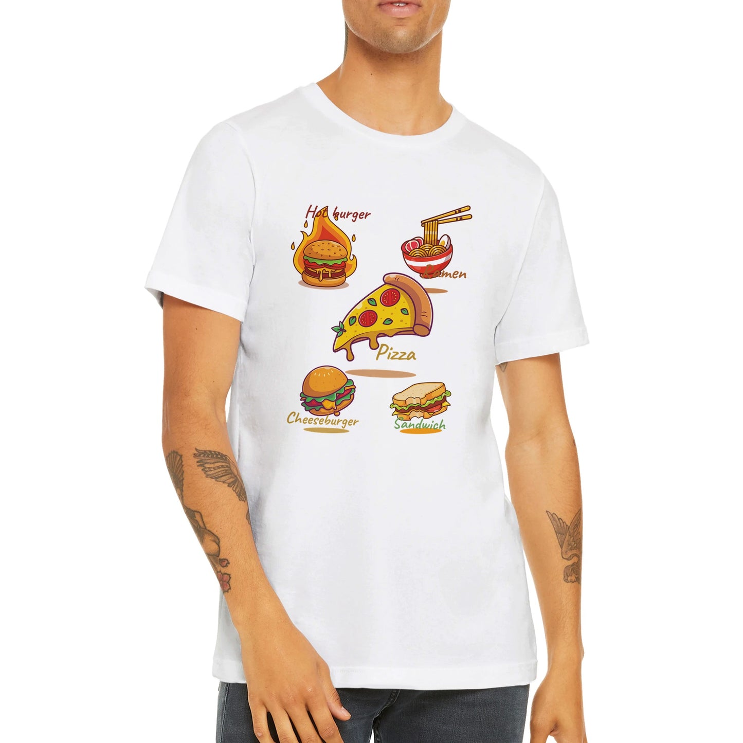 Tricou Premium Unisex Crewneck, Food