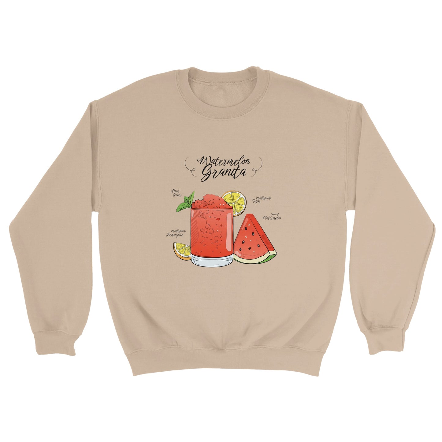 Watermelon Granita Classic Unisex Crewneck Sweatshirt