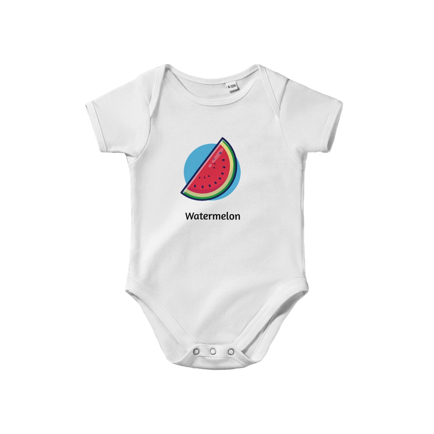 Classic Watermelon Baby Short Sleeve Bodysuit