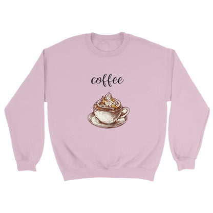 Hanorac unisex Coffee Classic cu gât crew