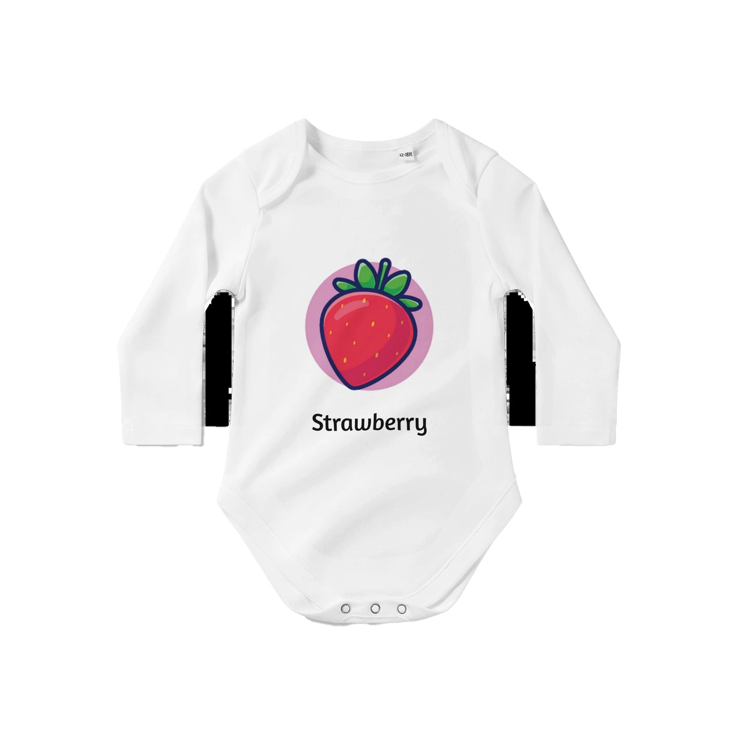 Classic Strawberry Baby Long Sleeve Bodysuit