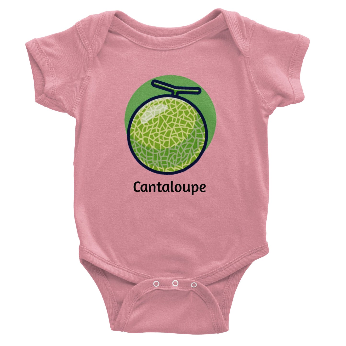 Classic Cantaloupe Baby Short Sleeve Bodysuit