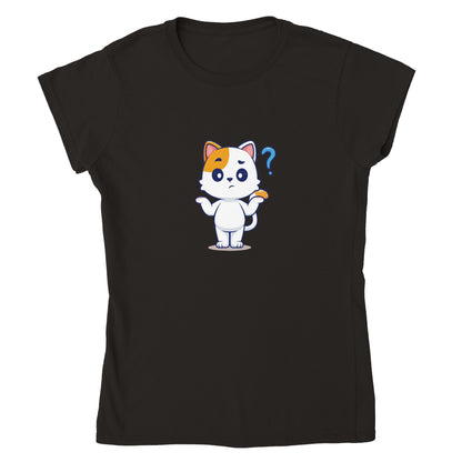 Classic Cat Womens Crewneck T-shirt